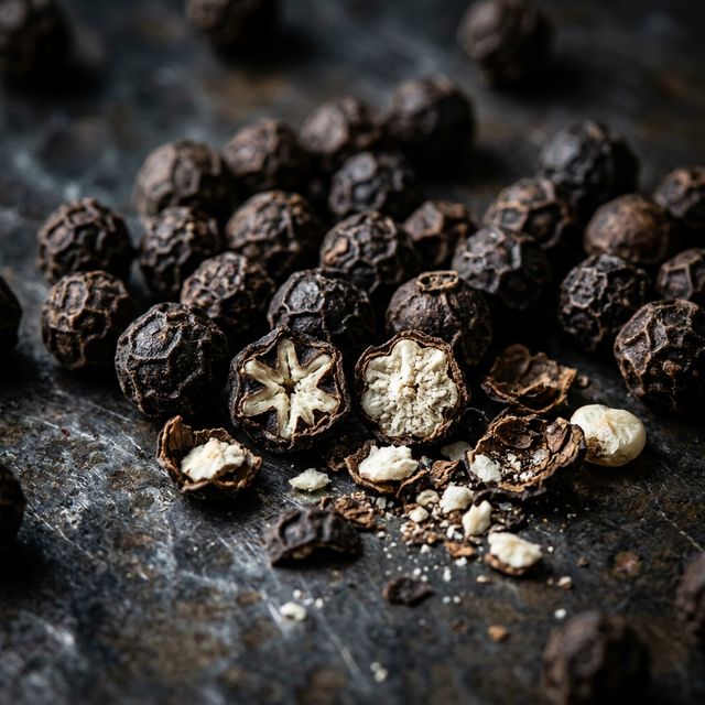 Black pepper close-up